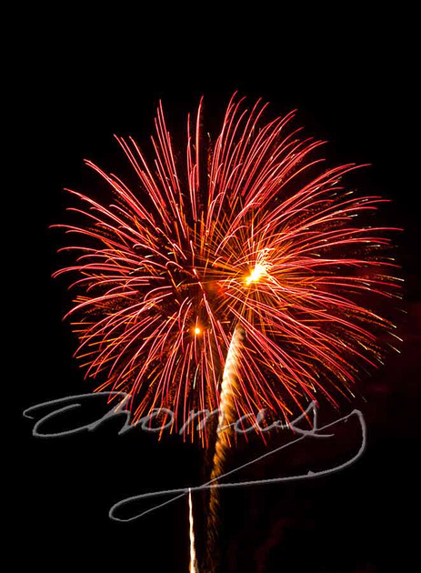 Fireworks, Oak Ridge, Tennessee 2011, Thomas Haynes photo